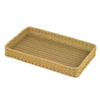 Košík polyratan GN 1/1 tmavý