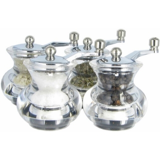 Marlux, Sestava mlýnků na sůl, pepř a koření Boogie 7 cm C192.048382