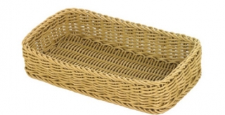 Košík polyratan GN 1/3, světlý